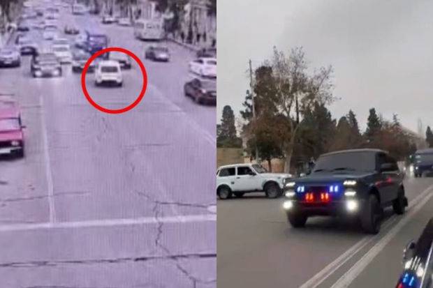 Toy karvanında avtoxuliqanlıq edən şəxslər saxlanıldılar - FOTO/VİDEO