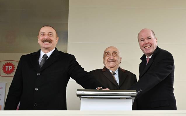 Prezident blokun dənizə yola salınması mərasimində - FOTOLAR