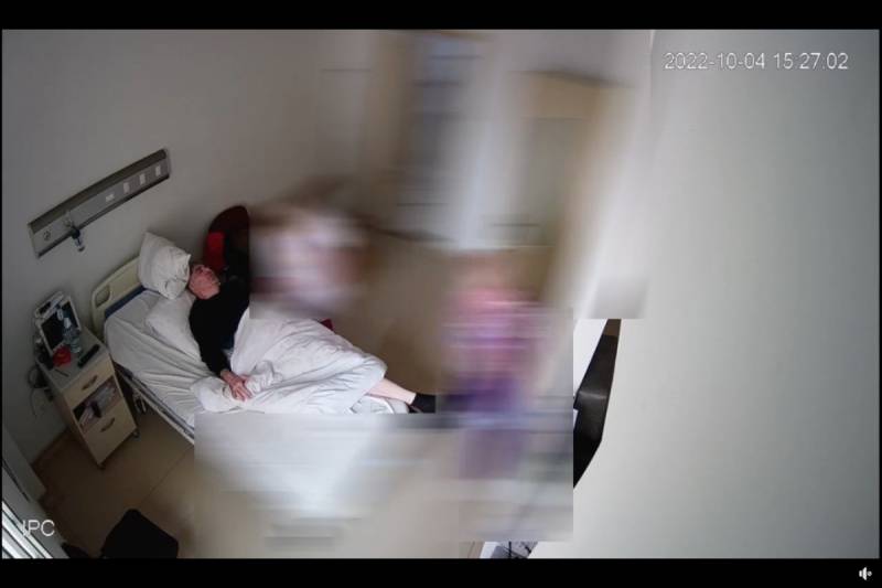Mixeil Saakaşvilinin müalicə aldığı klinikadan videogörüntüləri yayılıb - VİDEO