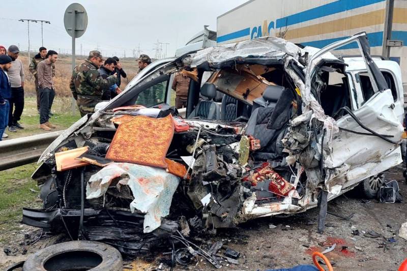 Quba yolunda ağır qəza törədən TIR sürücüsü saxlanıldı - RƏSMİ