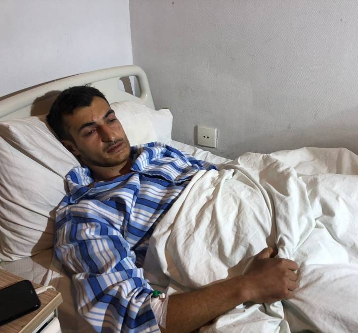 Kəlbəcərdə minaya düşən şəxslərin görüntüləri - VİDEO