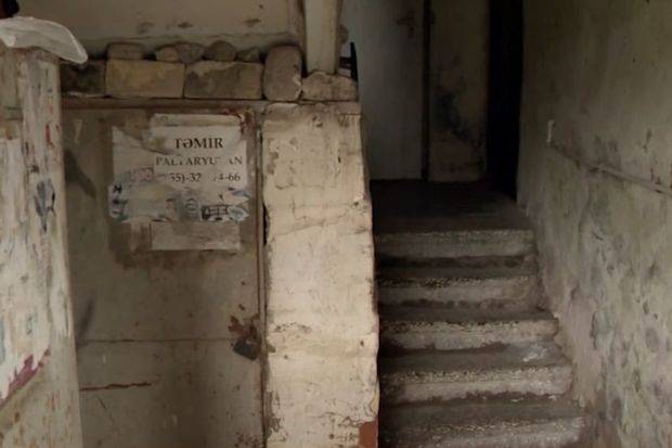 Bakıda qəzalı vəziyyətdə olan binanın sakinlərinə ŞAD XƏBƏR - VİDEO