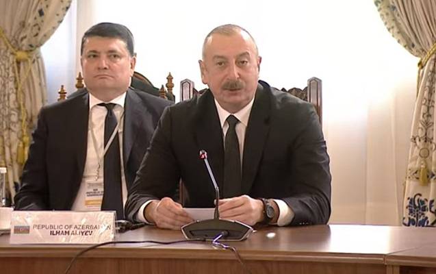 Prezident Buxarestdə plenar iclasda çıxış etdi - YENİLƏNDİ (VİDEO)