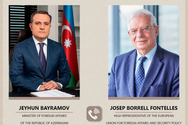 Ceyhun Bayramov Cozef Borel ilə telefon danışığı apardı