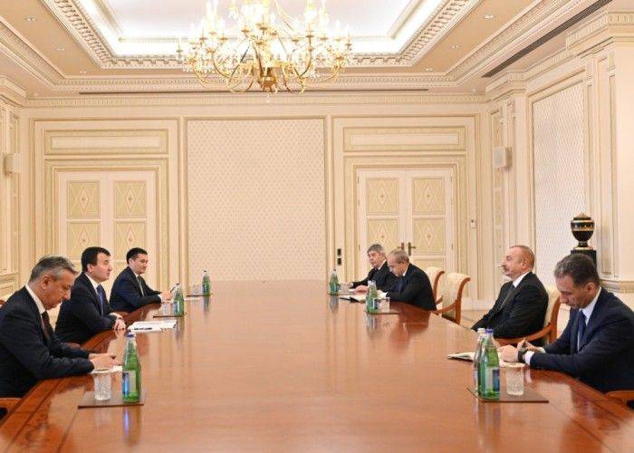 İlham Əliyev Özbəkistan Baş nazirinin müavinini QƏBUL ETDİ