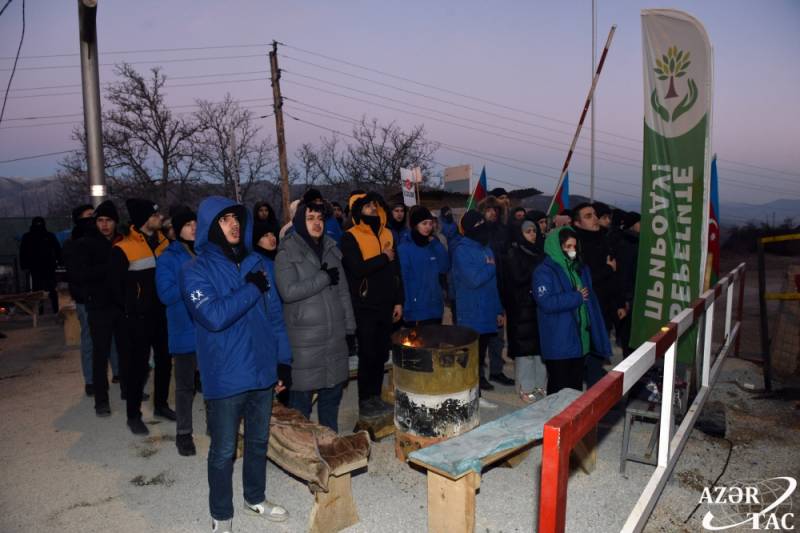 Xankəndi yolundakı aksiyanın 19-cu günü - FOTO