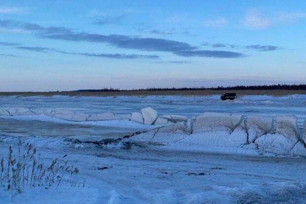 Donmuş çay üzərində əyləncə faciə ilə bitdi