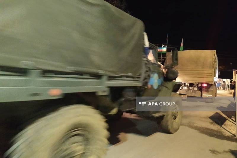 Laçın-Xankəndi yolundan RSK-nın 3 maşını keçdi