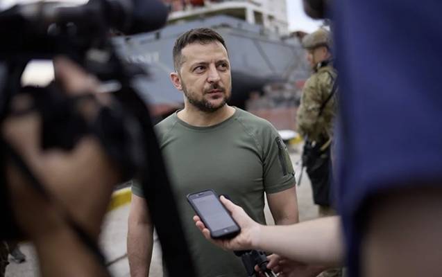 Zelenski Polşaya getdi