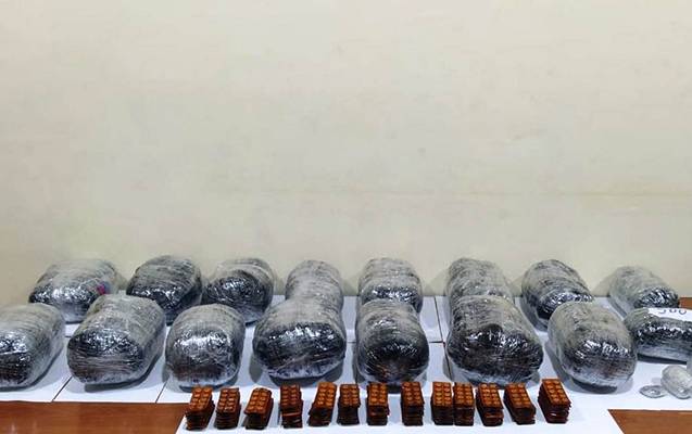 İrandan Azərbaycana narkotik keçirmək istədilər