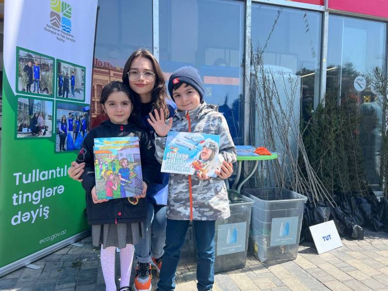 Bakıda növbəti ting paylama aksiyası keçirildi - FOTOLAR