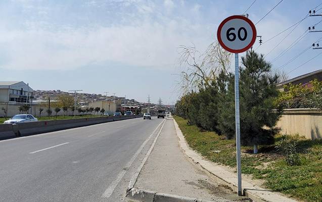 Bakı-Şamaxı yolunda da sürət həddi endirildi