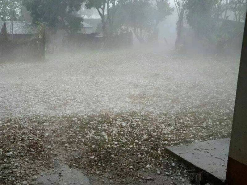 Bu bölgələrimizə DOLU DÜŞÜB - FAKTİKİ HAVA