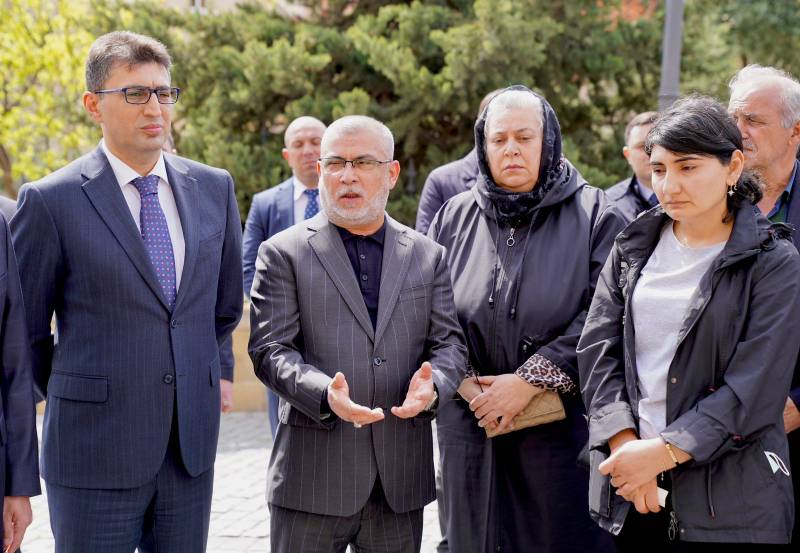 İçərişəhərdə küçəyə Vətən müharibəsi şəhidinin adı verildi - FOTOLAR