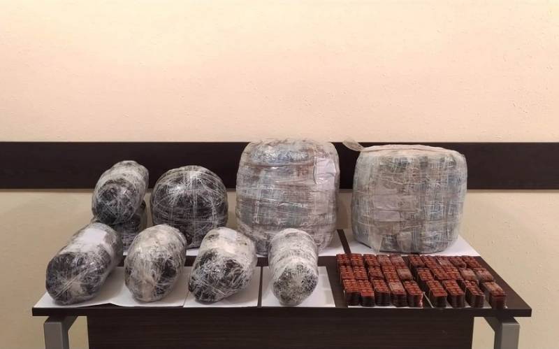 İrandan Azərbaycana narkotik keçirilməsinin qarşısı alınıb - FOTO