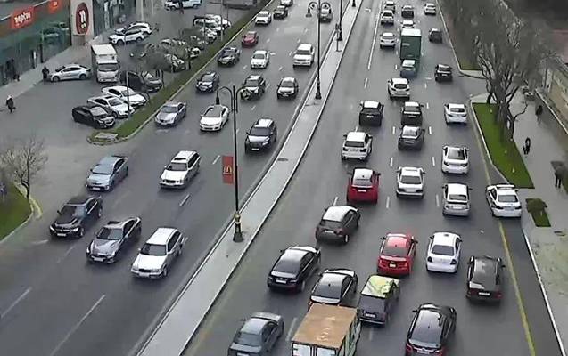 Bakının bu yollarında tıxac var - SİYAHI