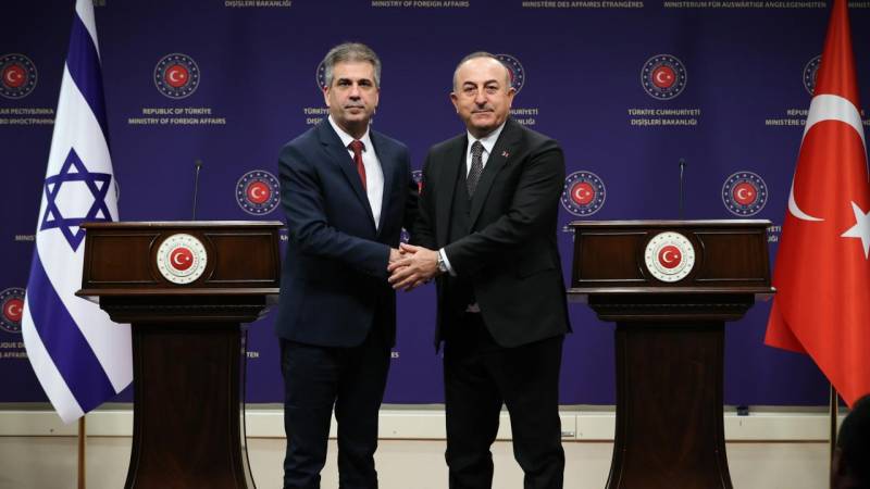 Çavuşoğlu israilli həmkarı ilə Məscidül-Əqsada baş verən son hadisələri müzakirə etdi