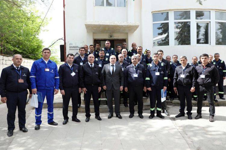 Kürdəmir, Ucar və Göyçay xidmət sahələrində çalışan nəzarətçi-çilingərlərlə görüş keçirildi - FOTOLAR