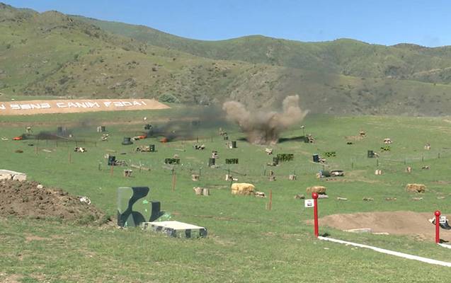 Komando bölmələri praktiki atış çalışmalarını icra etdi - VİDEO