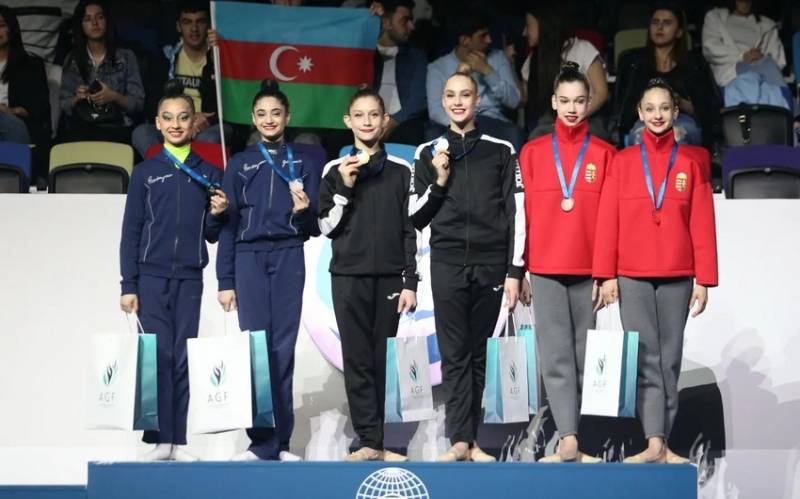 Azərbaycan gimnastları “AGF Trophy”də gümüş medal qazandılar