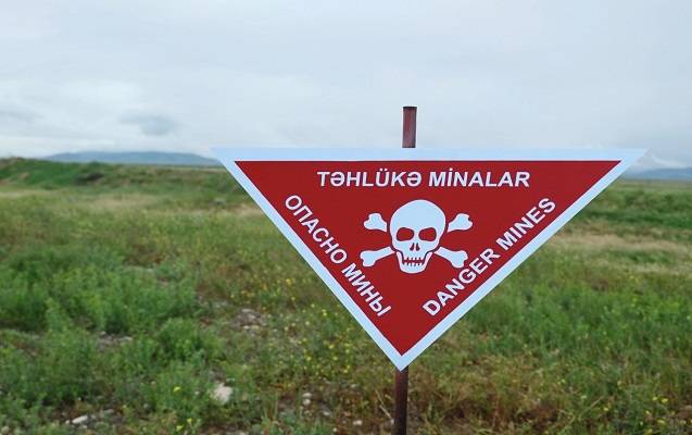 Azad edilmiş ərazilərdə aşkarlanan minaların sayı açıqlandı