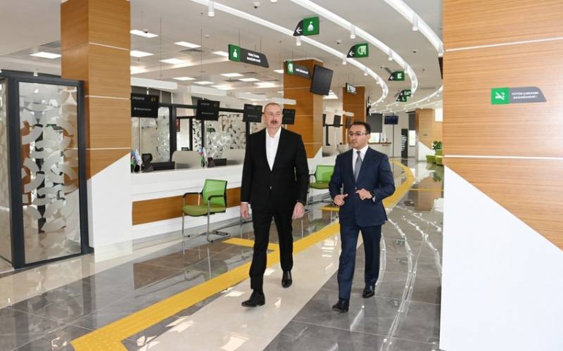 Prezident Salyanda “ASAN Xidmət”in açılışında - YENİLƏNİB (FOTOLAR)