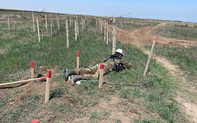 Azad olunmuş ərazilərimiz minalardan belə təmizlənir - VİDEO