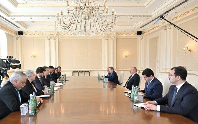 İlham Əliyev İsrail XİN başçısını qəbul etdi