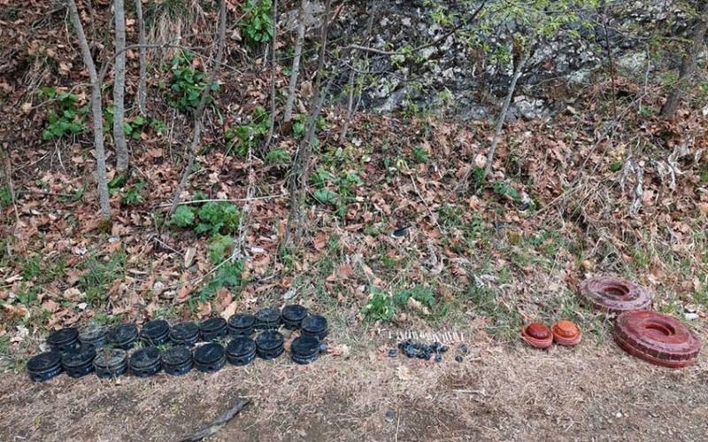 Hərbçilərimiz Ermənistanda istehsal olunan minaya düşüb - MN (FOTO)