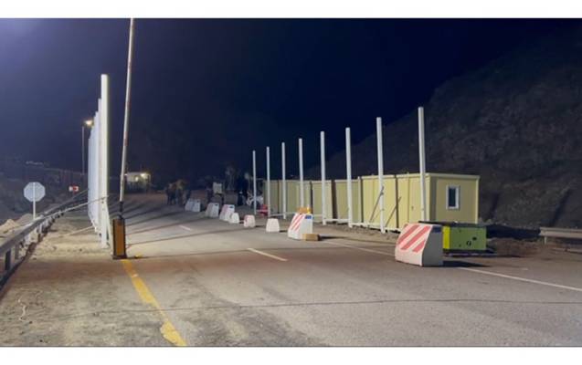 “Azərişıq” yeni sərhəd-buraxılış məntəqəsini işıqla təmin etdi - VİDEO