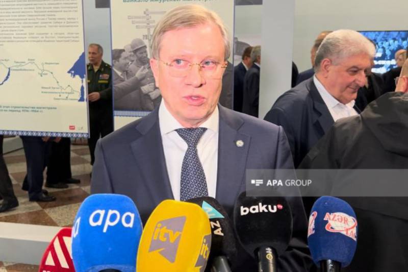 Heydər Əliyevin adı BAM-ın tikintisində qızıl hərflərlə yazılıb - Rusiyanın nəqliyyat naziri