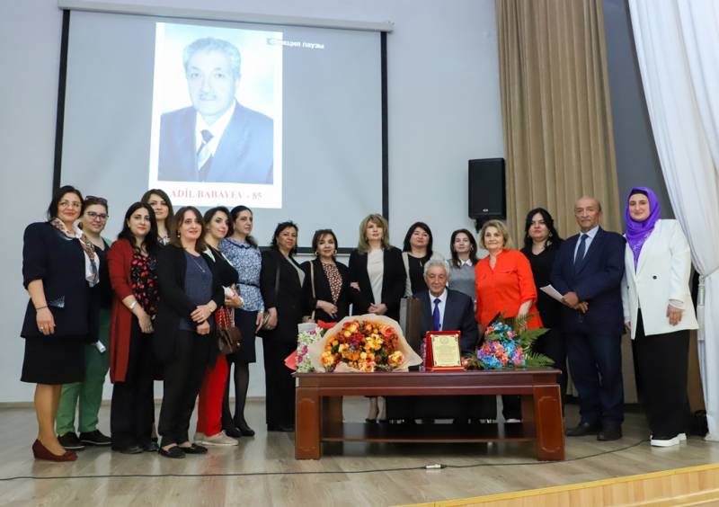 ADU-da professor Adil Babayevin 85 illik yubileyi qeyd olunub - FOTO