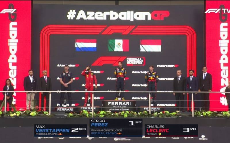 Azərbaycan Qran-prisinin qalibləri mükafatlandırılıblar - Formula 1