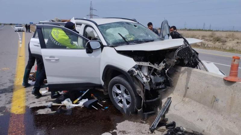 Tovuzda yol qəzası oldu - Xəsarət alanlar var