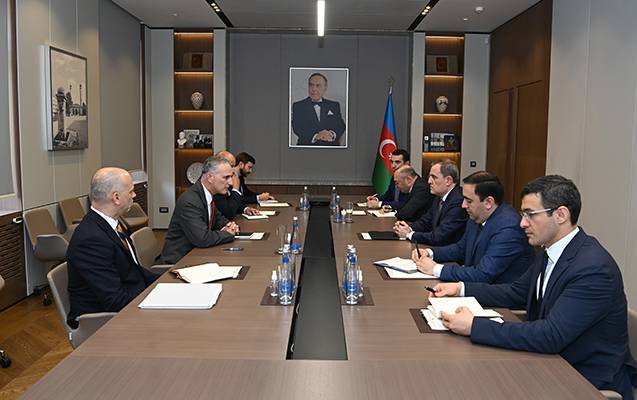 Ceyhun Bayramov Lui Bono ilə görüşdü - FOTO