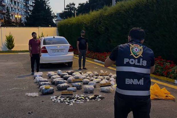 Ölkəyə qanunsuz yollarla 91 kiloqram narkotik vasitə gətirən şəxslər tutuldu - VİDEO