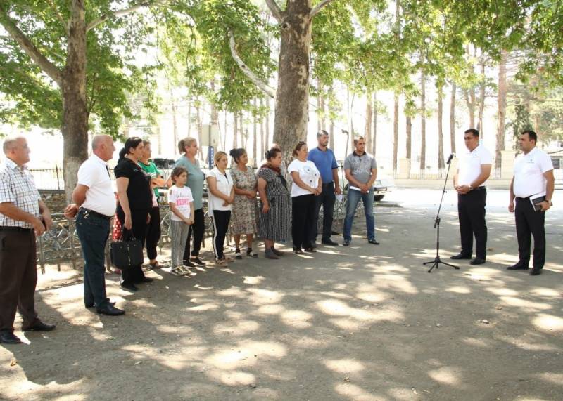 Həftənin ilk \"Açıq mikrofon\" aksiyası Samuxda baş tutdu - FOTOLAR