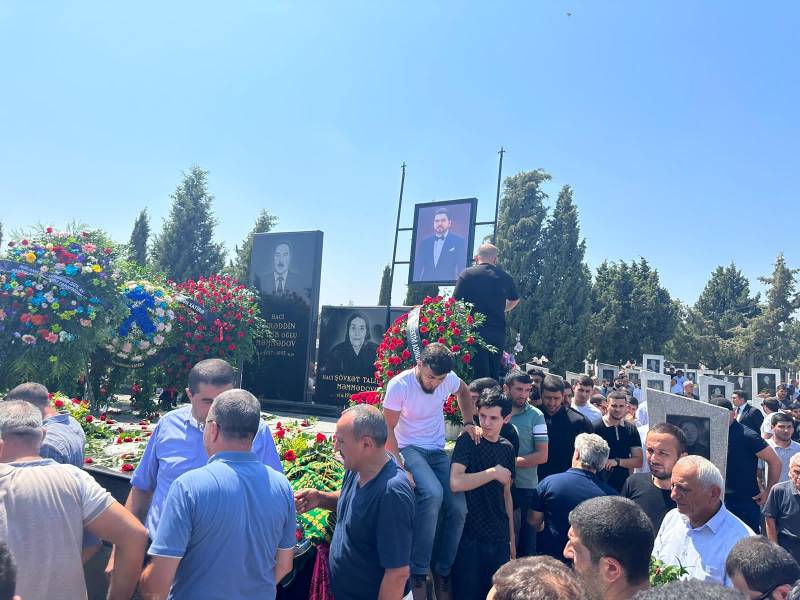 \"Nikosayağı\"nın düşdüyü qəzada ölən Ruslan dəfn edildi - FOTO