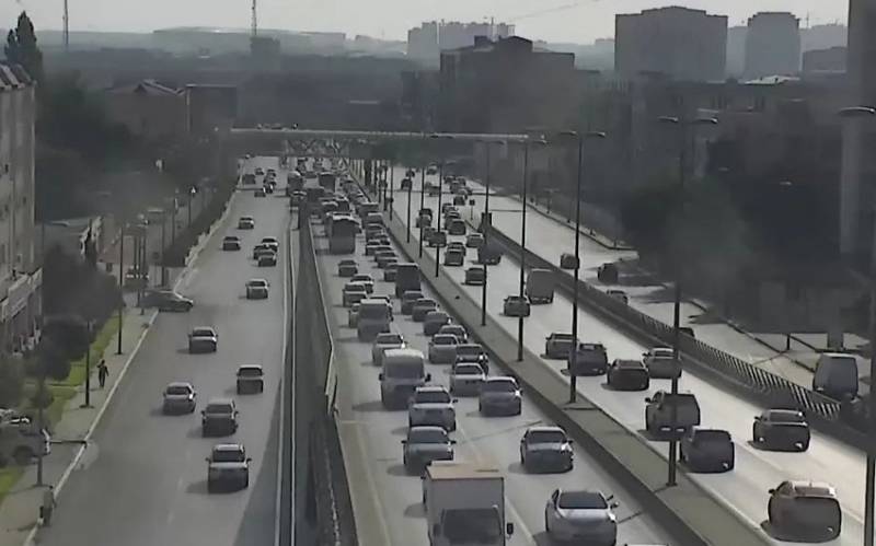 Bakıda bu yollarda sıxlıq var - SİYAHI