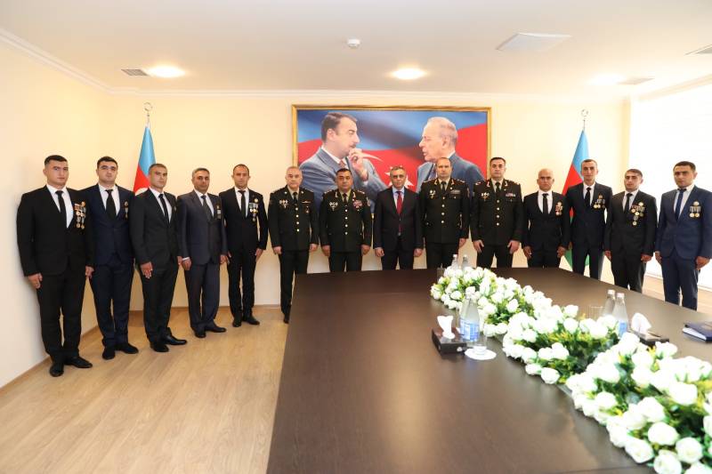 Vətən müharibəsi iştirakçıları Dövlət Xidmətində həqiqi hərbi xidmətə olundu - FOTOLAR