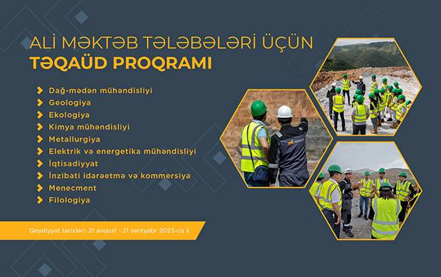 “AzerGold” tələbələr üçün növbəti “Təqaüd proqramı” müsabiqəsi elan edir