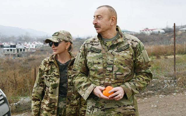 İlham Əliyev ilə xanımı Laçına səfər etdilər