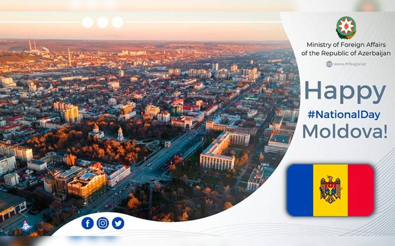 Azərbaycan XİN Moldovanı təbrik etdi