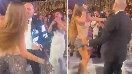 Bəy rəqqasəni gördü, gəlini unutdu - VİDEO