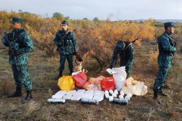 Ötən ay dövlət sərhədində 5,5 milyon manatlıq qaçaqmal ələ keçib