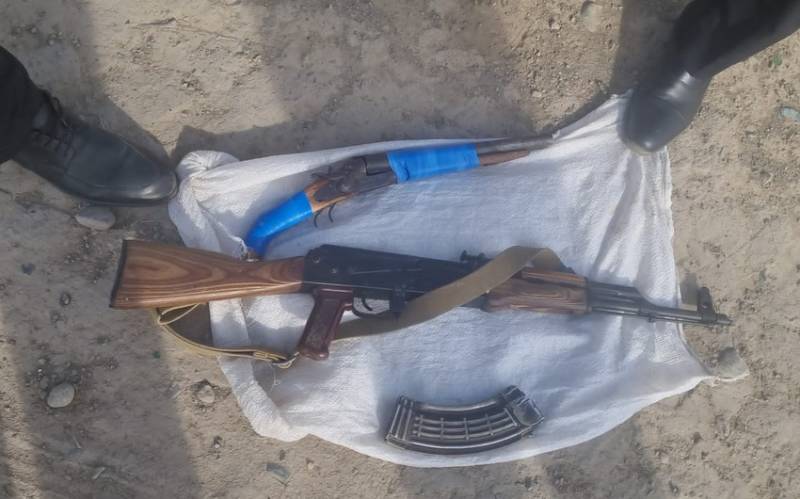 Samuxda yol kənarında silah-sursat AŞKARLANDI