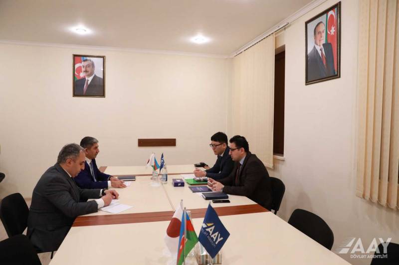 Azərbaycan Avtomobil Yolları Dövlət Agentliyində işgüzar görüş keçirildi - FOTOLAR