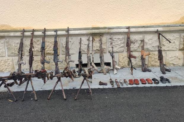 Füzulidə silah-sursat aşkar edildi - VİDEO