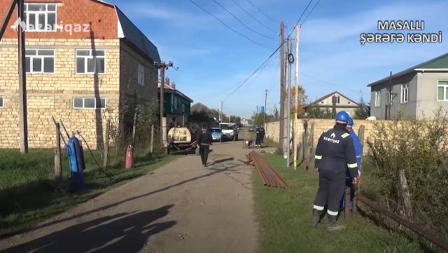 Qazlaşma işlərinə yerində baxış keçirildi - VİDEO