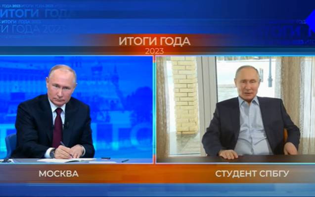 Oxşarı Putinə sual verdi, cavabı belə oldu - VİDEO